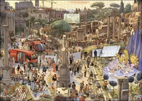 HEYE Puzzle Focení módní přehlídky / 2000 dílků / 97 × 69 cm