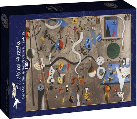 BLUEBIRD Puzzle Harlekýnův karneval / 1000 dílků / 69 x 47,8 cm
