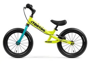 YEDOO Odrážedlo TooToo XL limetková / 14"/14" kola