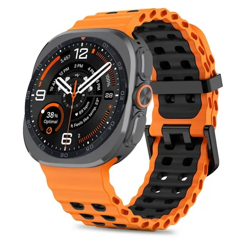 Tech-Protect IconBand Pro oranžovo-černá / Řemínek / pro Samsung Galaxy Watch Ultra 47 mm