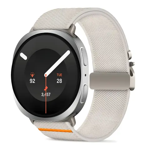 Tech-Protect Nylon Clasp béžová / Řemínek pro Samsung Galaxy Watch / 40/44/46 mm / Nylon