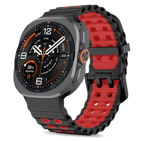 Tech-Protect IconBand Pro černo-červená / Řemínek / pro Samsung Galaxy Watch Ultra 47mm