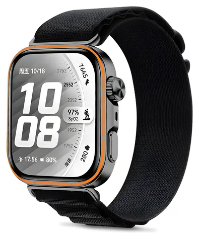 Tech-Protect Nylon Pro Strap černá / Řemínek / pro Huawei Watch Fit 3/4/4 Pro/5/5 Pro