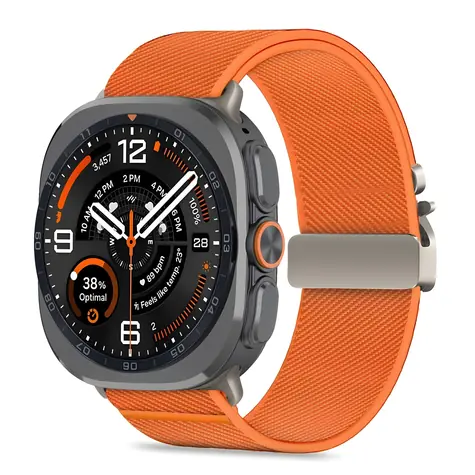 Tech-Protect Nylon Clasp oranžová / Řemínek pro Samsung Galaxy Watch Ultra / 47 mm / Nylon