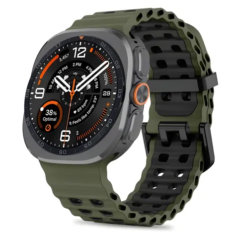 Tech-Protect IconBand Pro zeleno-černá / Řemínek / pro Samsung Galaxy Watch Ultra 47 mm