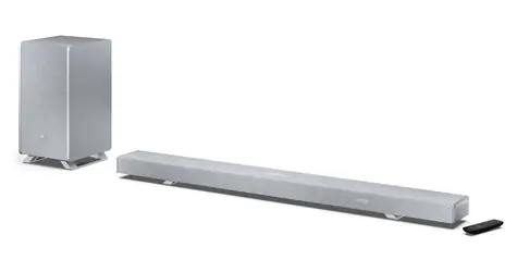 Sharp HT-SBW55121 stříbrná / 5.1.2 soundbar / 292W / Dolby Atmos / DTS:X / Bluetooth 5.3 / 2x HDMI