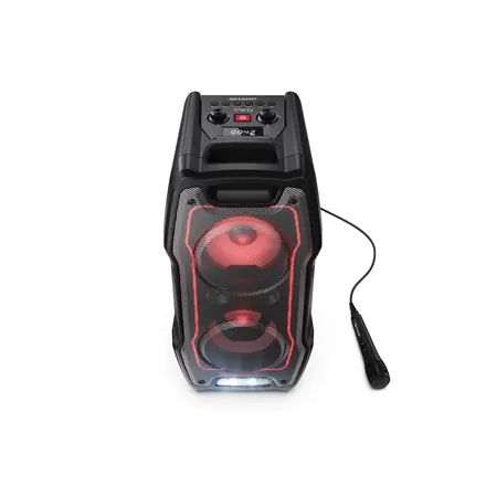 Sharp PS-931 černá / Párty reproduktor / TWS / 180W / Bluetooth 5.3 / USB