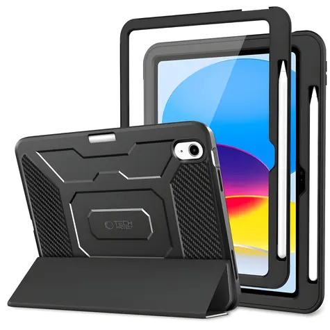 Tech-Protect Endurance černá / Pouzdro / Apple iPad 10.9" (2022) a iPad 11" (2025)