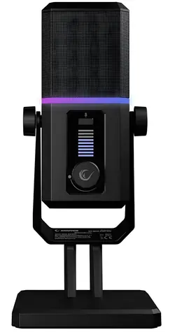 Rampage Cyclone RGB černá / Stolní mikrofon / USB-C