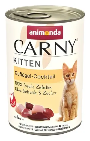 Animonda Carny Kitten drůbeží koktejl / Konzerva pro koťata / 400 g