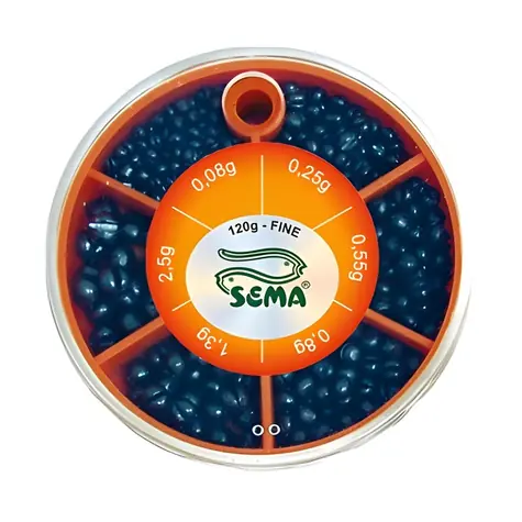 SURETTI Olovo Broky dělené jemné / 120 g / Rybářská zátěž