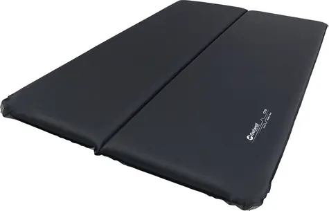 Outwell Sleepin Double 7.5 cm černo-šedá / Samonafukovací karimatka / Dvojitá / Tloušťka 7,5 cm
