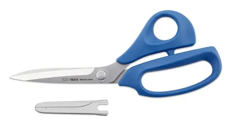 KAI V5210B modrá / Nůžky / univerzální / 21 cm / nerezová ocel