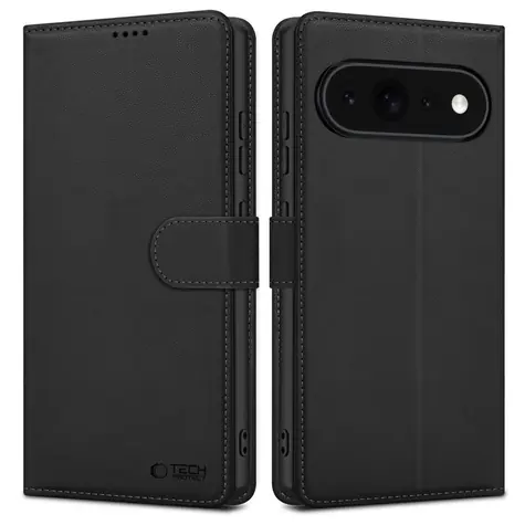 Tech-Protect Wallet matná černá / Pouzdro pro Google Pixel 11 / 11 Pro / Peněženka