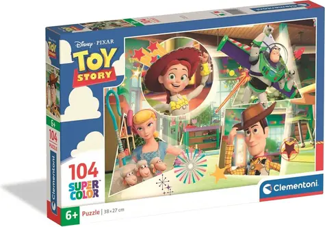 CLEMENTONI Puzzle Toy Story: Příběh hraček / 104 dílků / od 6 let