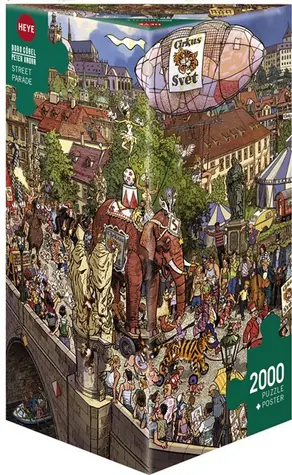 HEYE Puzzle Pouliční průvod / 2000 dílků / 97 × 69 cm