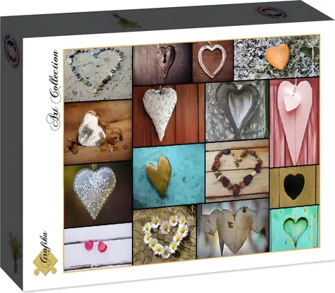 GRAFIKA Puzzle Koláž - Láska / 1000 dílků / 69 × 47,8 cm