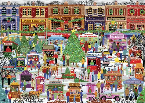 ALIPSON Puzzle Trh Kris Kringle / 1000 dílků / 69 x 47,8 cm
