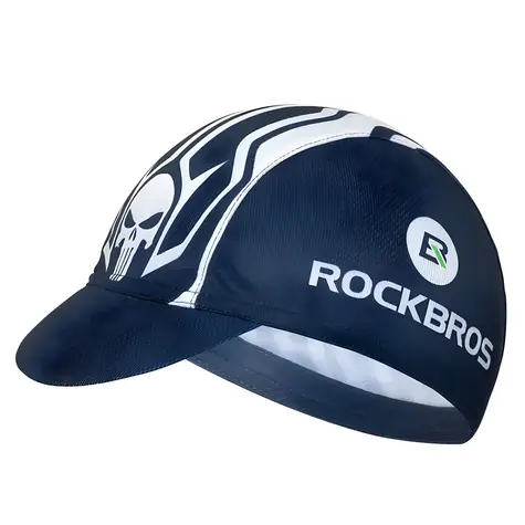 Rockbros MZ10019 modrá / Cyklistická čepice s kšiltem / Pod helmu