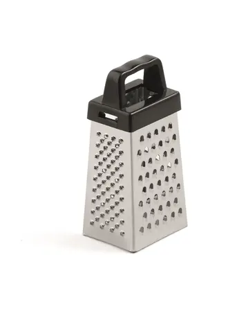 Weis Mini struhadlo čtyřhranné černé / Struhadlo / nerez ocel / plastové madlo / 3x3,5x7,5 cm