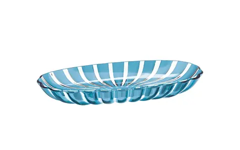 Guzzini DOLCEVITA tyrkysová / Podnos / oválný / 38 x 19 cm / bioplast