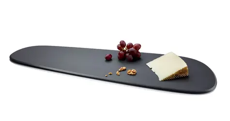 Continenta Prkénko na krájení a servírování, tvar škeble / Prkénko na krájení / Duracore / 64,7x22x0,9 cm