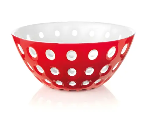 Guzzini LE MURRINE červená, bílá / Mísa / Akrylát / 25 cm