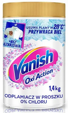VANISH Multi Action White 1,4 kg / Odstraňovač skvrn / prášek