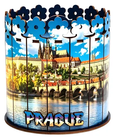 2KIDS TOYS Skládačka Krabička Praha / Dřevo / od 14 let