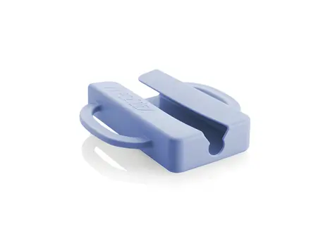 Kapsáček Držáček na dětskou kapsičku modrý / Obal / pro všechny kapsičky / do myčky / sterilizace varem