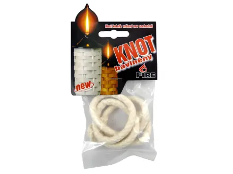Mandy Knot pro pochodně O 9 mm / Knot / bavlna, skleněné vlákno / délka 0,5 m