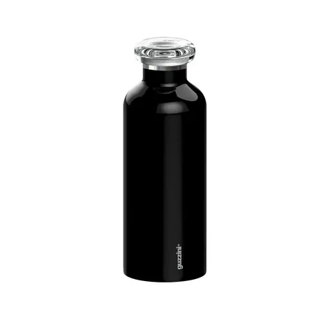 Guzzini Energy černá / Termoláhev / 500 ml / nerezová ocel / 12h teplé, 24h studené