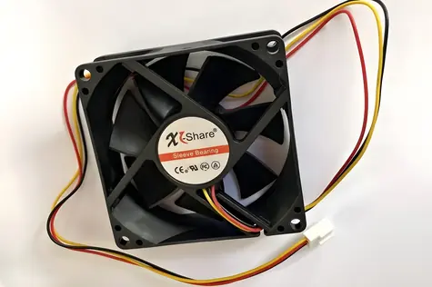 Eurocase 80 mm / Ventilátor / 3pin / 12V / 80x80x25 mm