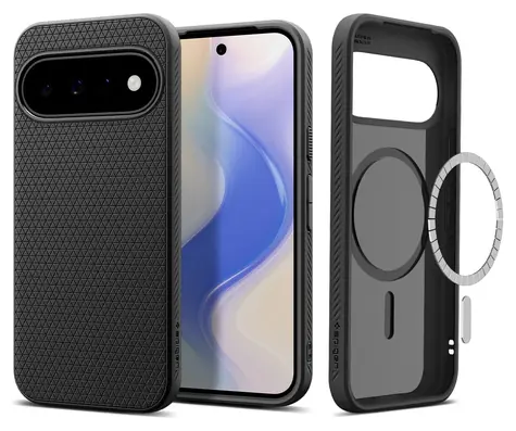 Spigen Liquid Air MagSafe matte black / Ochranný kryt / Google Pixel 11 / MagSafe
