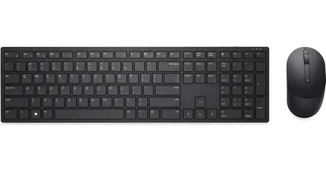 DELL KM5221W FR černá / Set bezdrátové klávesnice a myši / FR layout / USB přijímač 2.4GHz