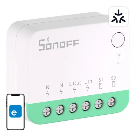 Sonoff MINIR4M / Chytrý spínač / Wi-Fi / Matter