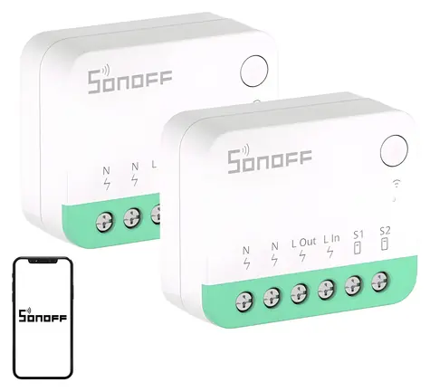 Sonoff MINIR4M Extreme / Chytrý spínač / Wi-Fi / Matter / 2 ks