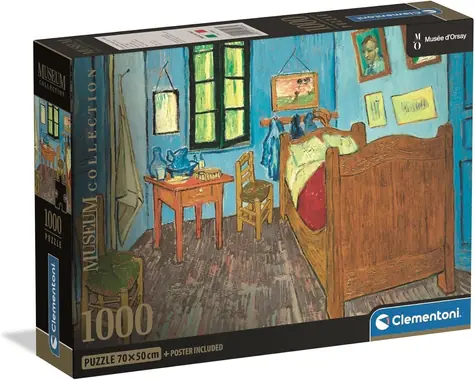 CLEMENTONI Puzzle Museum Collection: Ložnice v Arles / 1000 dílků / od 14 let