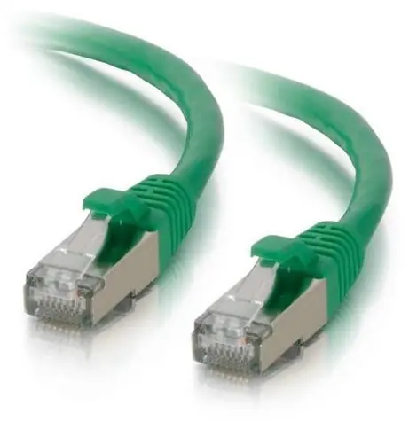 Mercodan síťový kabel CAT6A S/FTP zelená / Síťový kabel / CAT6A / S/FTP / 10 Gbit/s / 10 m