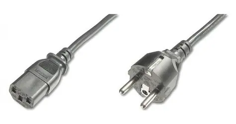 Mercodan napájecí kabel Schuko - C13 2,5 m / Napájecí kabel / Schuko - C13 / 2,5 m