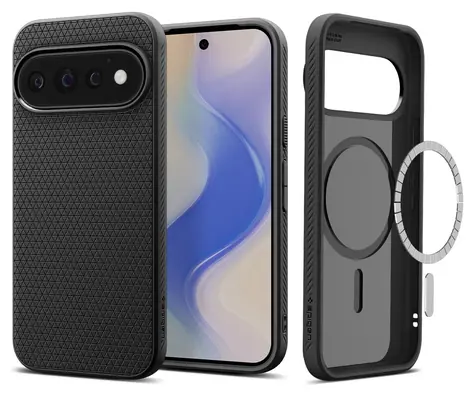 Spigen Liquid Air MagSafe matte black / Ochranný kryt / Google Pixel 11 Pro / MagSafe