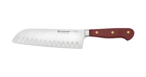 Wüsthof CLASSIC COLOUR Tasty Sumac / Nůž santoku / Duté výbrusy / 17 cm / Chrom-molybden-vanadová ocel