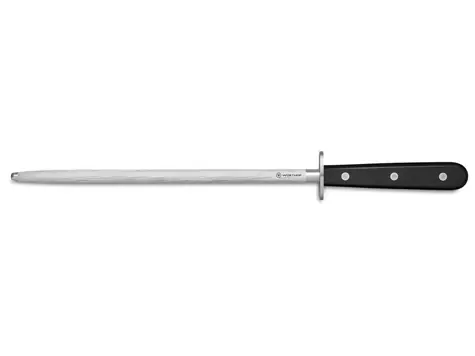 WÜSTHOF CLASSIC Ocílka kulatá 26 cm / černá plastová rukojeť / pro péči o nože
