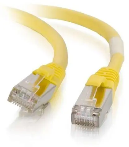 Mercodan CAT6A S/FTP žlutá / Patch kabel / 1 m