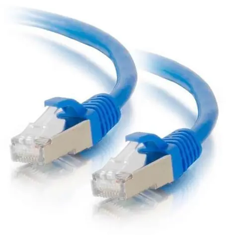 Mercodan Cat6a S/FTP modrá / Patch kabel / RJ-45 / 15 m