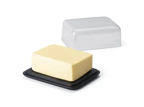Continenta Duracore černá / Dóza na máslo / 250 g / 13x10,5x6 cm
