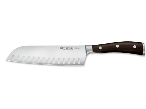 Wüsthof Ikon Japonský nůž / Kuchyňský nůž / čepel 17 cm / rukojeť Grenadill