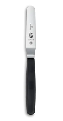 VICTORINOX Cukrářská stěrka 8 cm zahnutá černá / Stěrka / Nerezová ocel / Ergonomická rukojeť