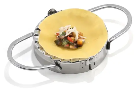 Weis Forma na ravioli 12 cm / Forma na ravioli / leštěná nerezová ocel