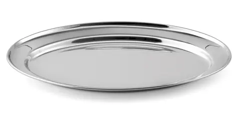 Weis Servírovací podnos oválný 30 cm / Podnos / Nerezová ocel / 30 x 20,5 cm
